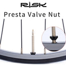 Tubeless with Install Wrench Tires Nozzle Lock Presta Valve Nut Tire Valve Cap