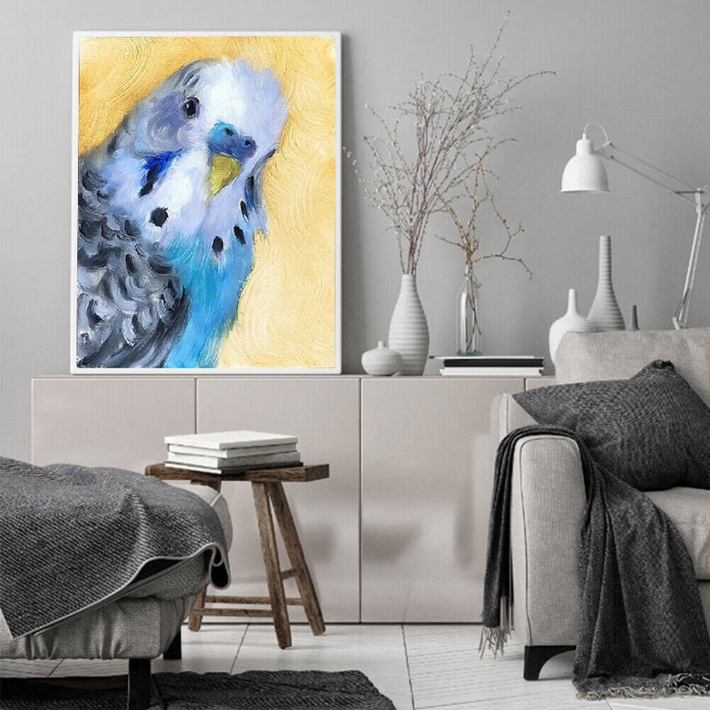 Parrot Oil Paint By Numbers Kits Canvas Drawing DIY Coloring Animal Picture