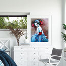 Dancing Girl Oil Paint By Numbers Hand Painted Wall Art Craft Home Decorations