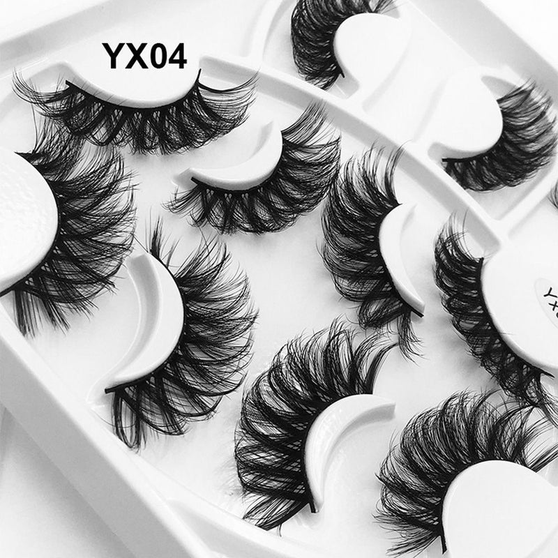 Eye Extension Tools False Eyelashes Fluffy Messy 8-25mm Lashes 6D Faux Mink