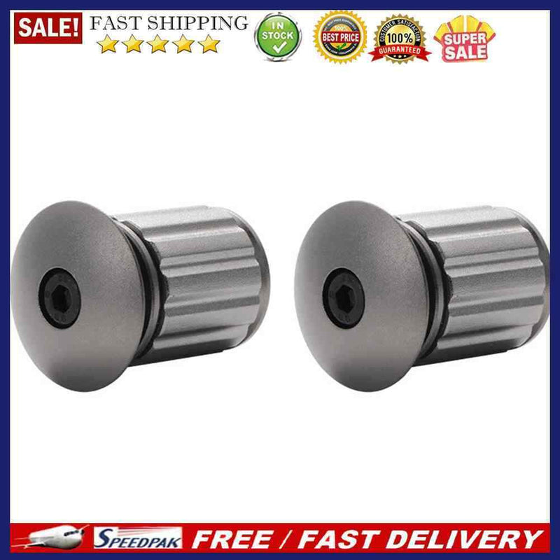 1 Pair MTB Bike Handlebar End Plugs Aluminum Alloy Road Bicycle Grips Plug Ca