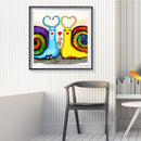 Love Snail Oil Paint By Numbers Canvas Drawing DIY Cartoon Home Decoration Gi