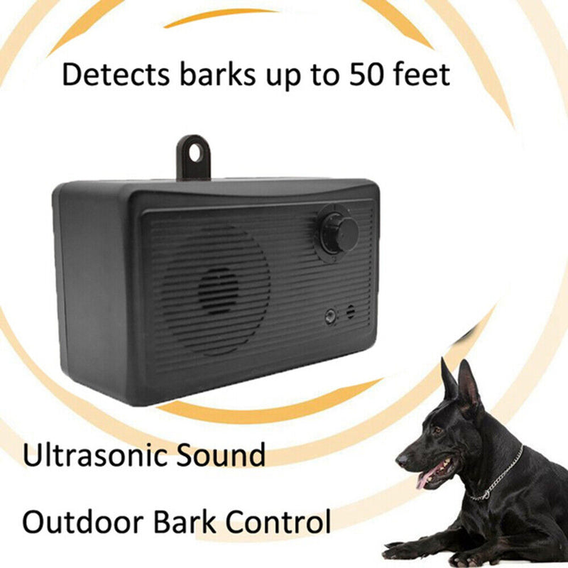 Ultrasonic Pet Repeller Suppressor Outdoor Dog Sonic Bark Controller Tool Newly