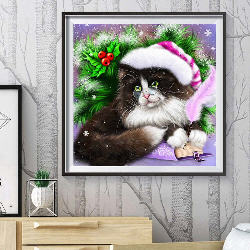 Christmas 5D DIY Full Round Drill Diamond Painting ?Craft Kits (Cat3-W541)
