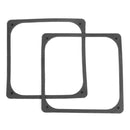 2pcs 120x120mm Anti Vibration Silicone Rubber Fan Gasket for PC Case Fan Newly
