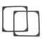 2pcs 120x120mm Anti Vibration Silicone Rubber Fan Gasket for PC Case Fan Newly