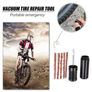 6pcs Bike Tubeless Wheel Repair Tools Bicycle Tire Drill + Rubber Strips Newly