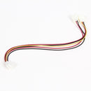 5Pcs 12V 3 Pin Female to 2/3 Pin Male PC Fan Power Splitter Extension Cable