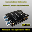 ZK-502T 50Wx2 HIFI 2.0 Channel Stereo Amplifier Module Audio Speaker Board Kit