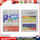 100pcs 0-14 pH Test Strips Alkaline Acid Indicator Paper Litmus Tester Newly
