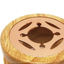 Wood Furnace Wax Pot Beads Retro Melting Sealing Wax Fire Paint Stove (E) Newly