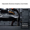DH Graphics Card Stand GPU Video Card Holder Telescopic Bracket (Black)