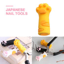 Cat Claw Cute Nipper Cover Protective Cuticle Sleeve Scissors Dead Skin Tweezers