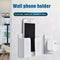 Wall Mounted Mobile Phone Charging Organizer Storage Box Stand Rack (White)