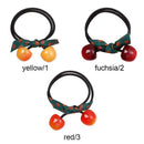 Cute Hair Accessories Women Korean Hair Rope Hair Ring Cherry High Elastic
