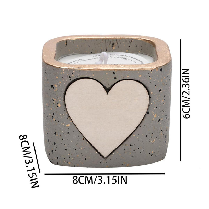 2X Scented Candle Cup with Soy Wax Creative Container Gift Home Decoration_