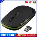2.4GHz Wireless 1600 DPI Adjustable Optical Laptop PC Mouse (Black)
