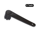 8 Groove Inflatable Boat Kayak Canoe Air Valve Wrench Repair Tool (Black) Newly
