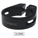 CANSUCC 31.8/34.9mm Aluminum Alloy MTB Bicycle Quick Release Seatpost Clamp