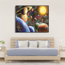 Painting By Numbers Kit DIY Planet Hand Painted Canvas Oil Art Picture Gift