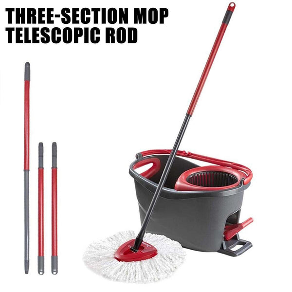 Durable O-Cedar EasyWring Microfiber Spin Mop Bucket Floor Clea ning System~
