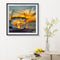 DIY Paint By Number Kit Frameless Scenery in Cup Handpainted Canvas Wall Decor