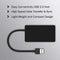 USB2.0 Mini 4-Port Splitter Hub For PC Notebook Computer Hot Speed Black K4X0