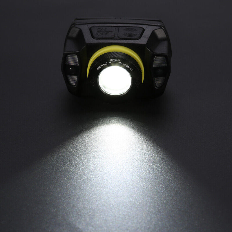 Portable Powerful USB LED Headlamp Outdoor Rotating Zoom Camping Lights Newly