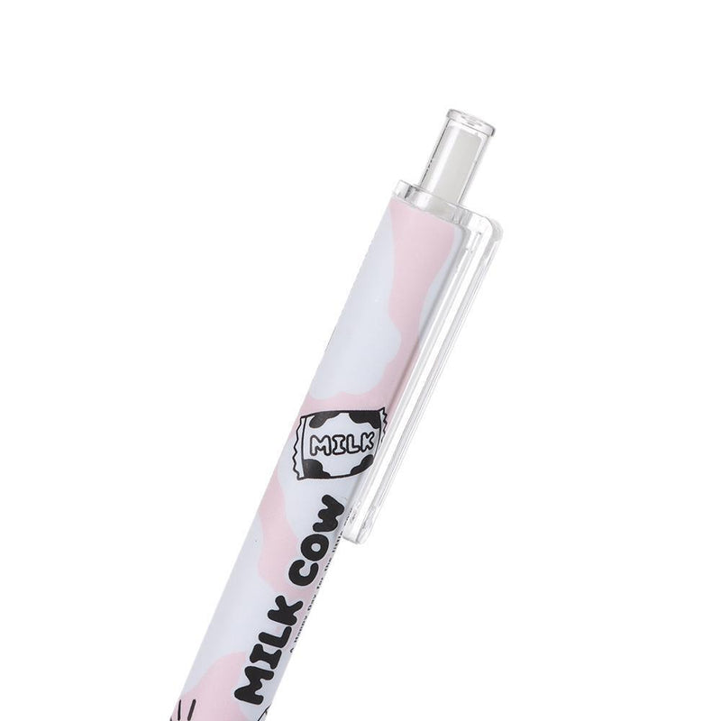 Writing Pen I love Milk 0.5mm Office School Cows Pattern Stationery Gel Pen