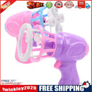 Plastic Electric Automatic Bubble Machine Fan Gun Blower Kids Playing Toys
