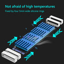 M.2 SSD Heatsink Cooler Thermal Pads for NGFF PCIE NVME Radiator (Blue) Newly