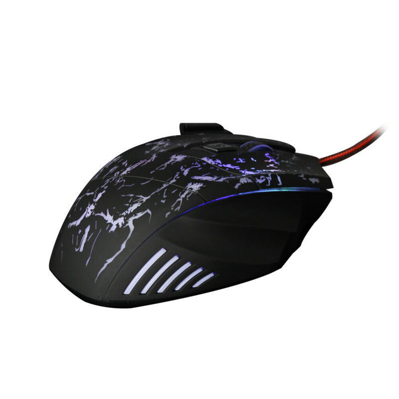 USB Cable 5500DPI 7 Buttons 7 Colors LED Optical Mouse Professional Gaming Mouse