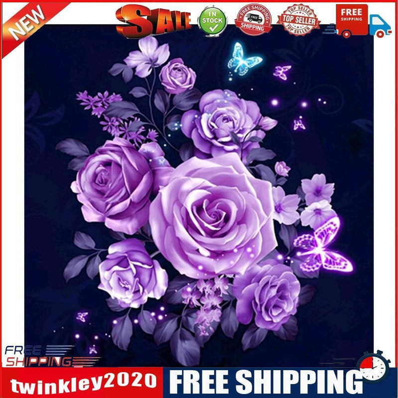 5D Full Drill Diamond Rose Painting Embroidery DIY Mosaic Cross Stitch Kit