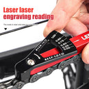 Lebycle MTB Road Bike Chain Wear Indicator Tool Bicycle Chain Gauge (Red)