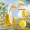 Banana Duck Sculpture - Funny Duck Art Statue Ornament Housewarming Garden