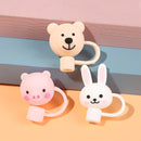 Silicone Straw Plug Drinking Dust Cap Cartoon Plugs Cover Cup Accessories