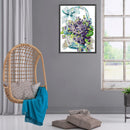 Partial Embroidery Violet Counted Cross Stitch 14CT 2 Strand Cotton Kit