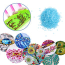 15g/Bag DIY Luminous Round Rhinestones Kit for Diamond Painting (Blue)