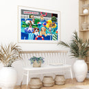 Diamond Painting 5D DIY Pool Dog Full Round Drill Rhinestone Picture Kit