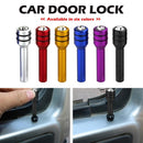 Bling Car Door Lock Knob Aluminum Door Lock Knob Pull Pin 2 Pack (Black)