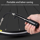 Mini Bicycle Bike Pump 100PSI Tire Portable Air Inflator with Hose.