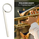 Metal Trumpet Valve Slide Finger Pull Ring for Professional Trumpet Cornet Pa