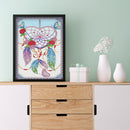 Diamond Painted 5D DIY Love Dream Catcher Partial Special Rhinestone Set Newly