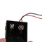 5PCS Single Slots 1x 9V Battery Clip Holder Case Box with Wire Leads DIY Newly