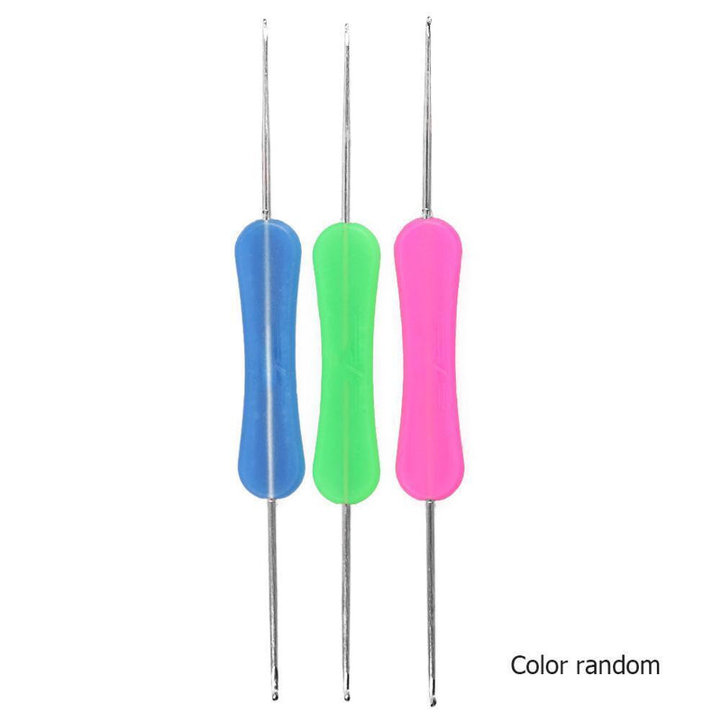 Double Head Sewing Cross Stitch Embroidery Tools DIY Crochet Hook Tool