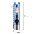 SST20 LED Keychain Flashlights Waterproof 400LM 300mAh Mini Pocket Light Torch