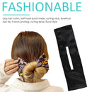 Leopard French Printed Knotted Wire Hair Curler Lazy DIY Hair Meatball Acce