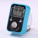 Mini Finger Counter Electronic Tally Counter with Time Function (Sky Blue) Newly