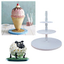 Anti Gravity Pouring Cake Support Structure Frame 3-Tiered DIY Cake Stands Newly