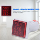 LED Digital Hertz Meter Signal Lights Voltage Current Frequency Combo Tester